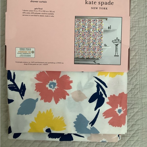 kate spade Bath Kate Spade Floral Shower Curtain Gala Bathroom